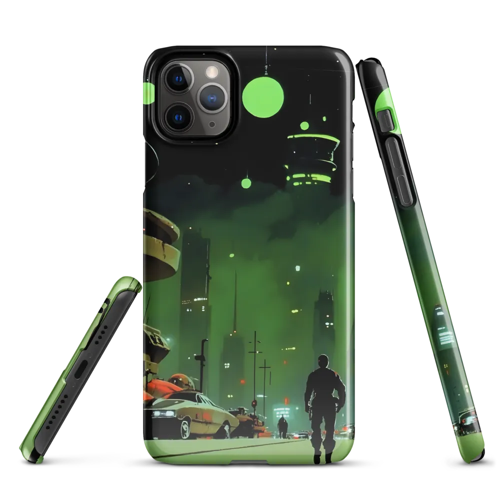 Echoes of a Cyberpunk City | Phone Case |  11 Pro Max | Snap Case | Glossy