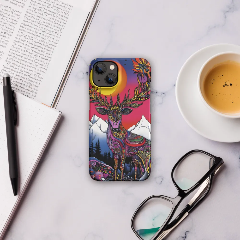 Mystical Majesty of the Psychedelic Deer | Phone Case |  13 | Snap Case | Matte