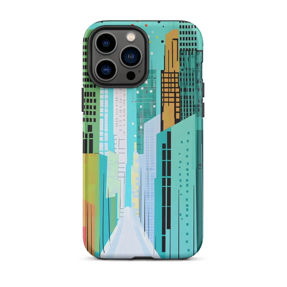 Urban Symphony in Turquoise