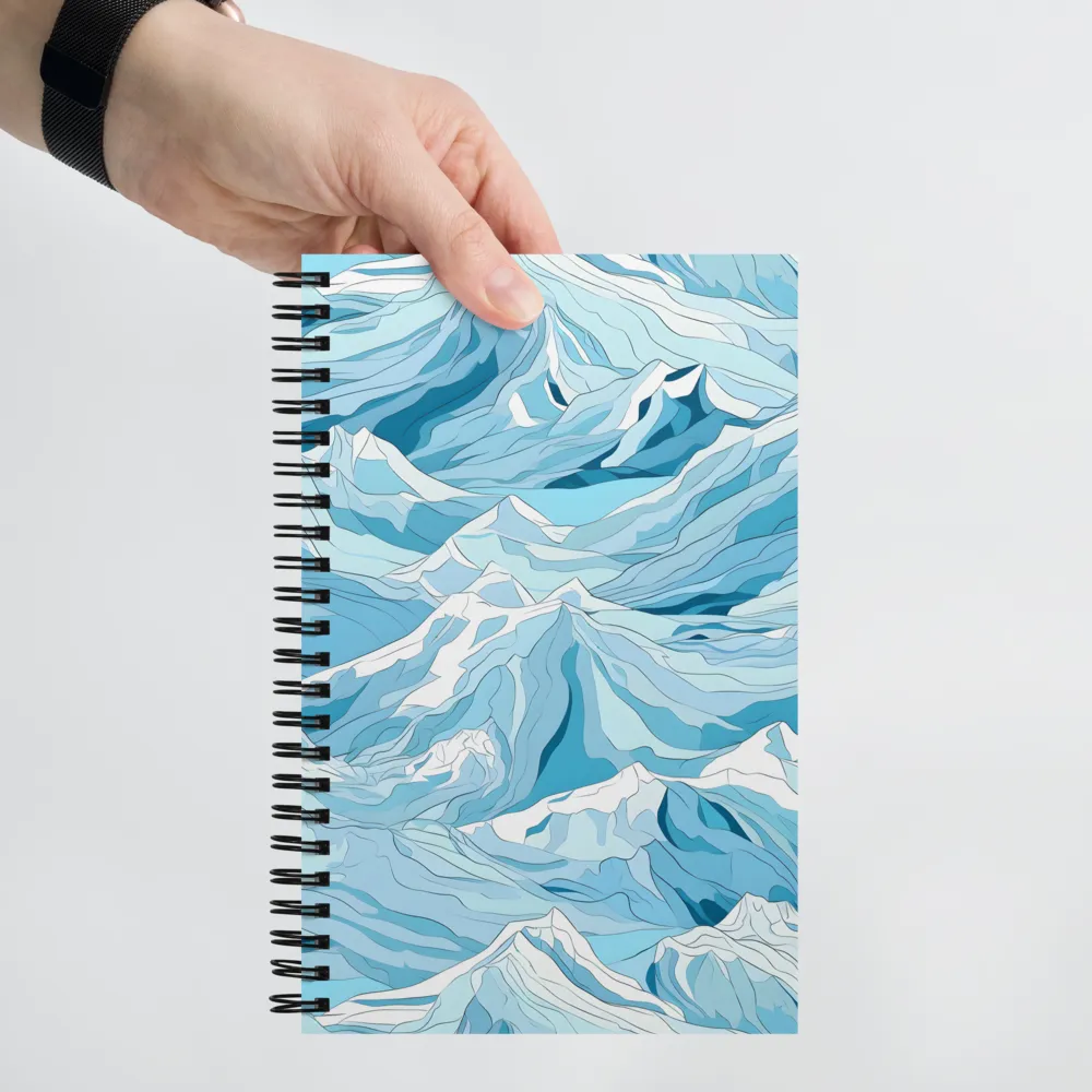 Majestic Peaks of Serenity | Spiral Notebook