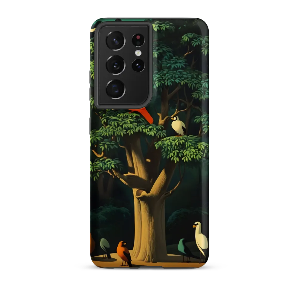 Harmony in Color: A Surreal Bird Symphony