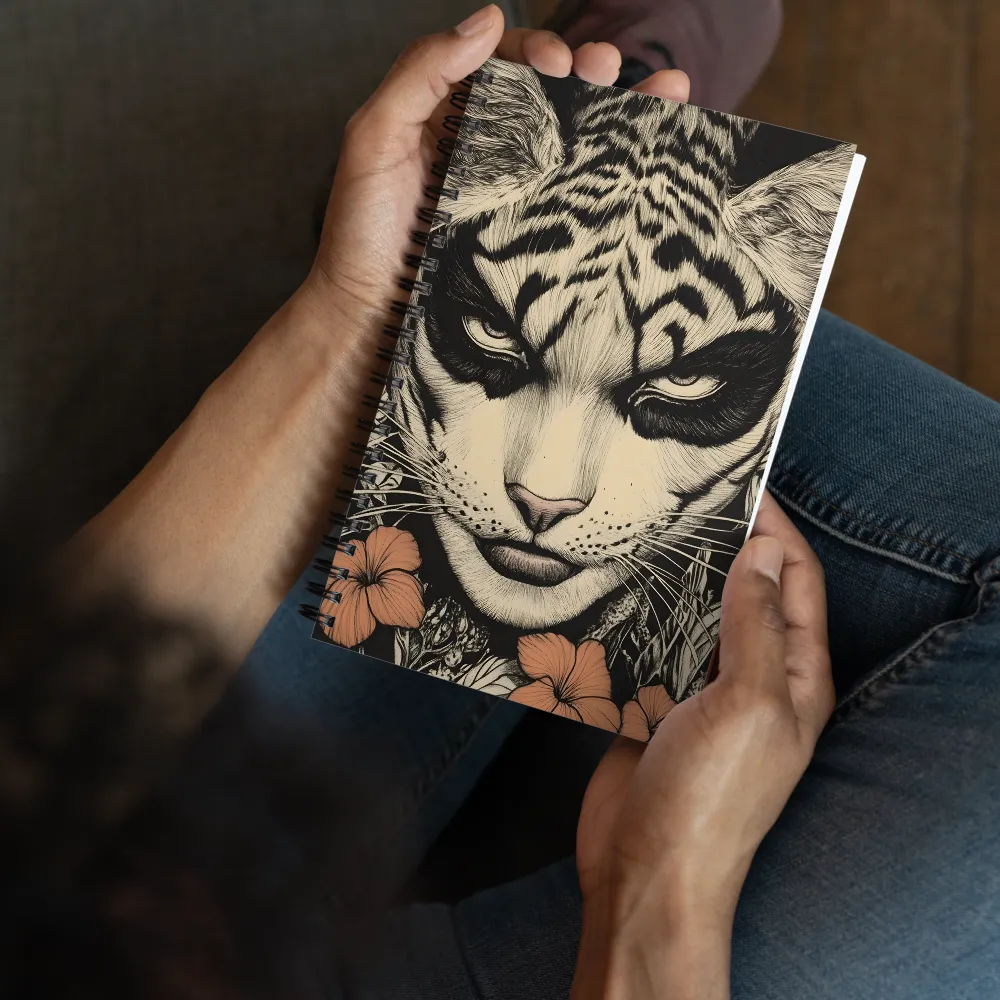 Feline Majesty: The Human-Leopard Connection | Spiral Notebook