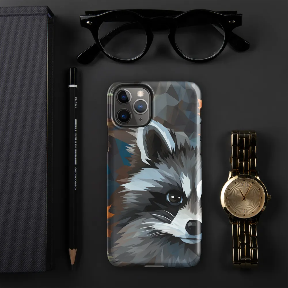 Whispers of Autumn: The Raccoon's Gaze | Phone Case |  11 Pro | Snap Case | Glossy