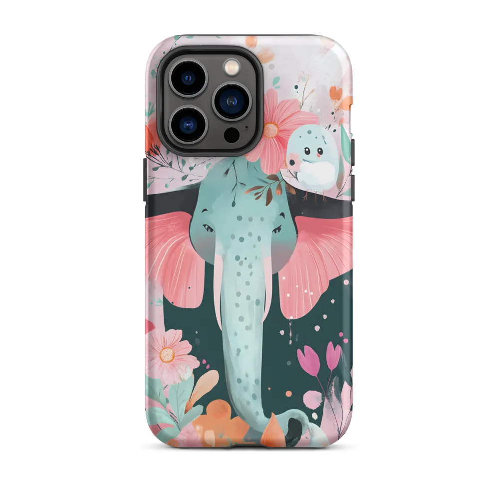 Whimsical Elephant in Bloom