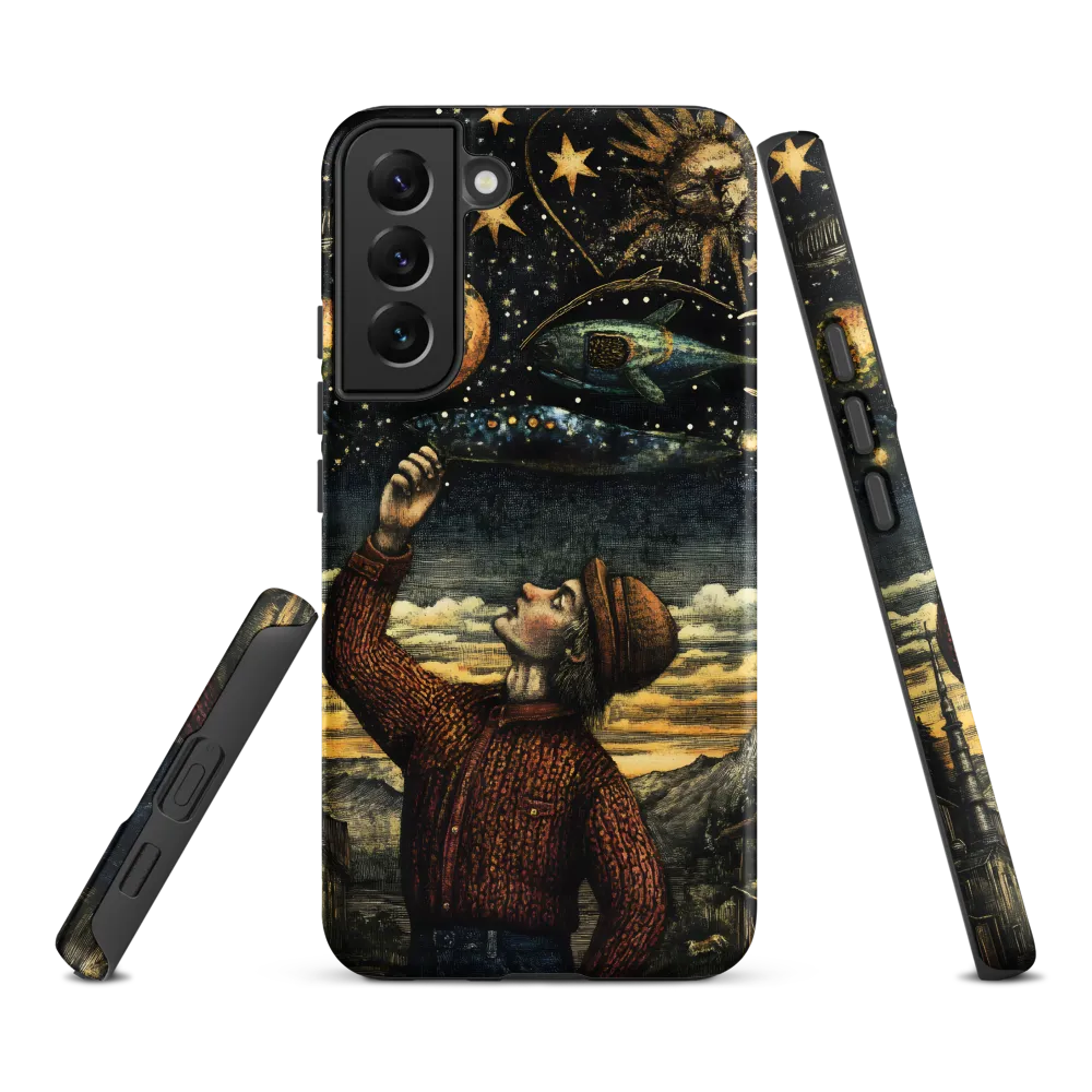 Cosmic Curiosity: A Journey Beyond Earth | Phone Case |  S22 Plus | Tough Case | Matte
