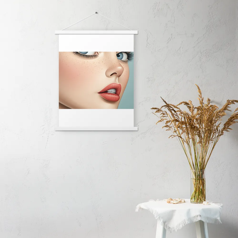 Intriguing Elegance | Poster With White Wood Hanger | 18″×24″