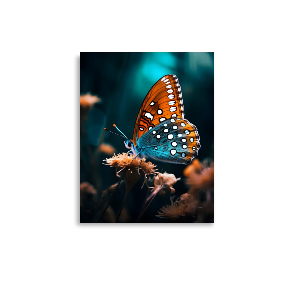 Whispers of Color: The Butterfly's Embrace | Poster | 11″×14″