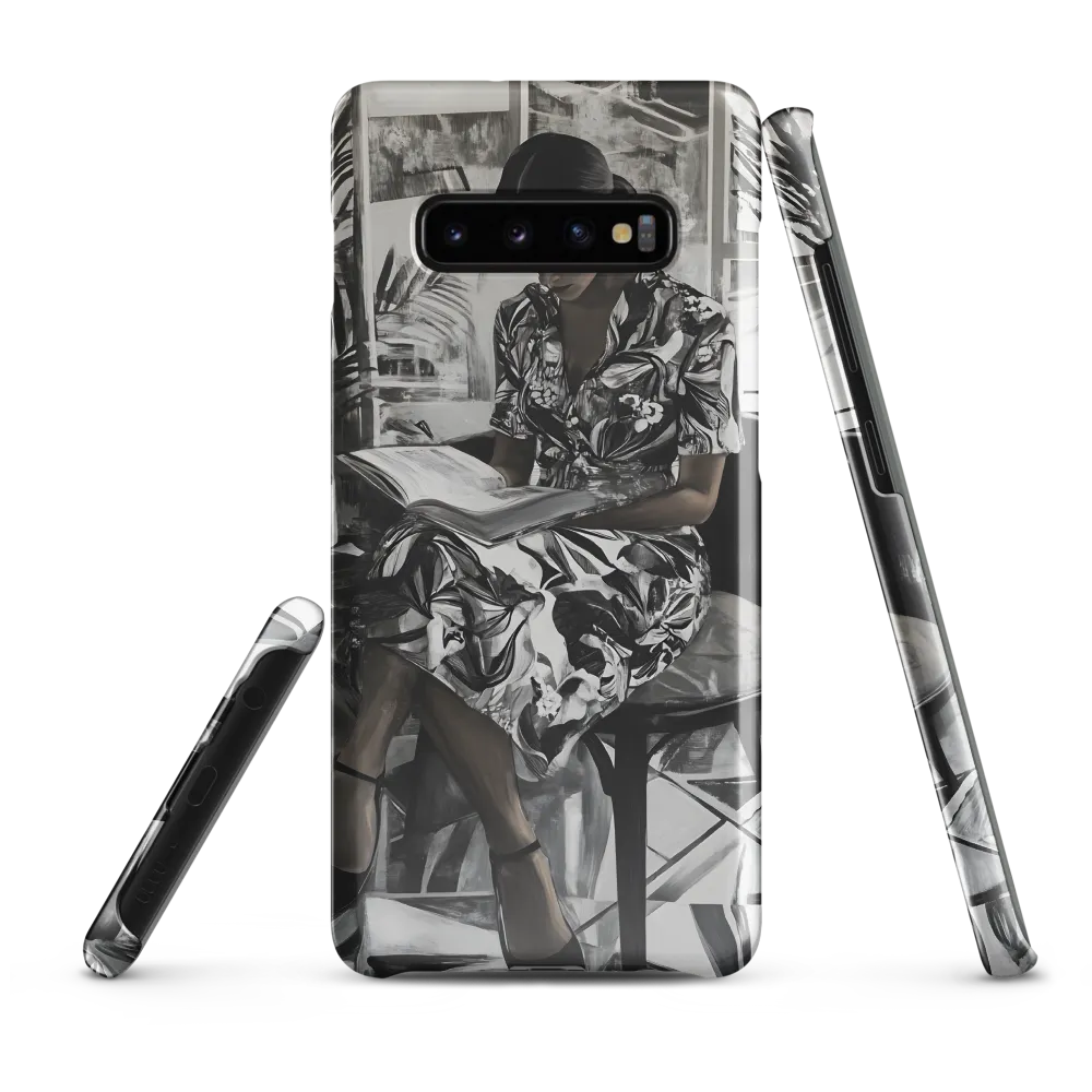 Serenity in Black and White | Phone Case |  S10 Plus | Snap Case | Glossy