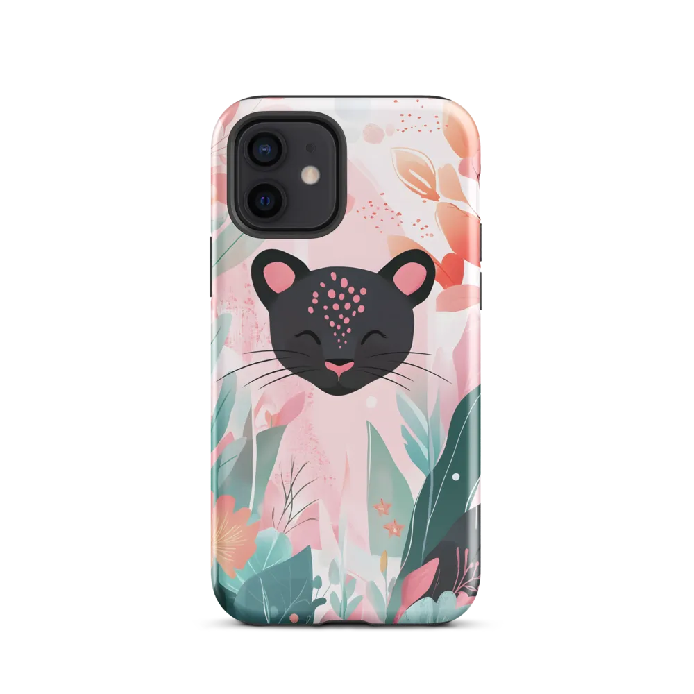 Whimsical Panther in Bloom