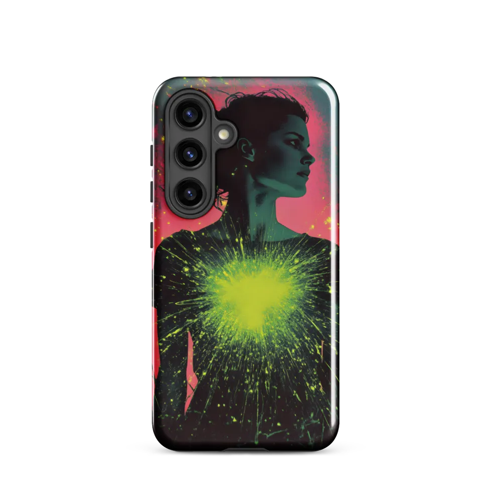 Cosmic Heart: A Surreal Portrait of Strength
