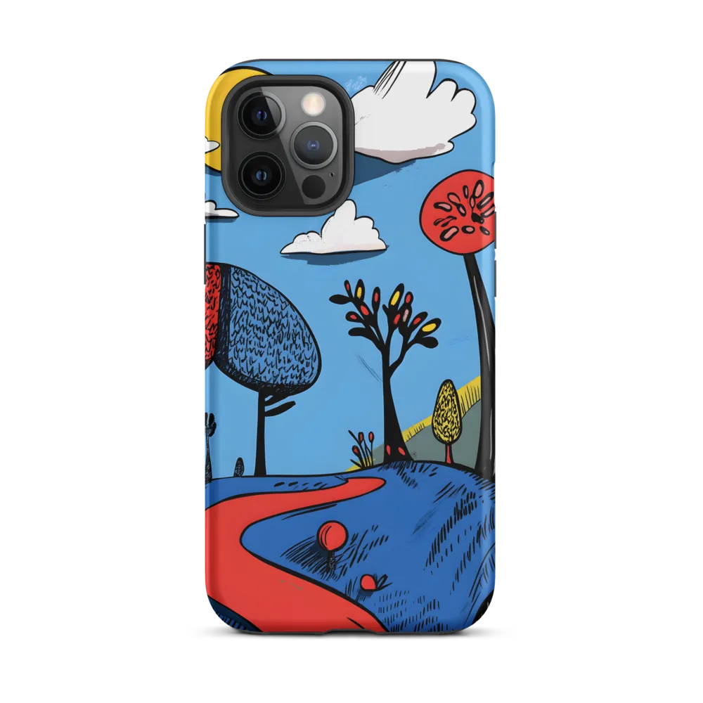 A Playful Journey Through Whimsical Woods | Phone Case |  12 Pro Max | Tough Case | Matte