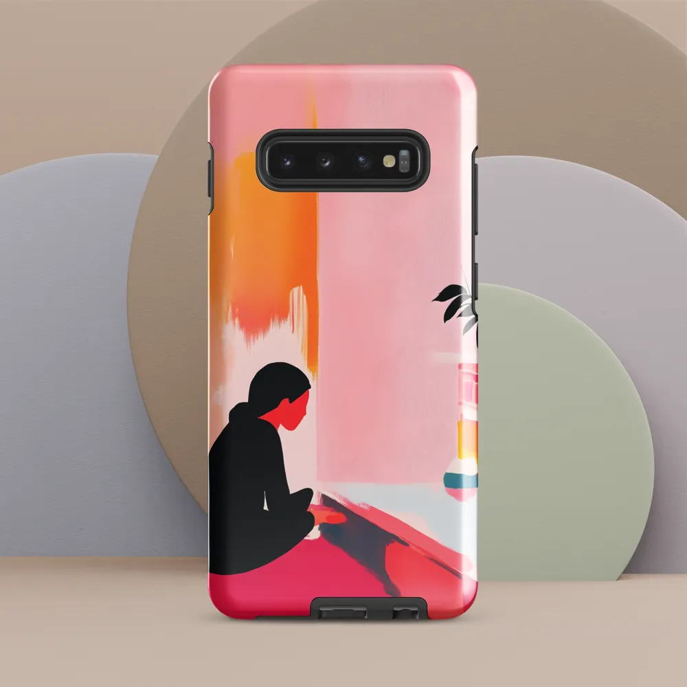 Silent Contemplation | Phone Case |  S10 Plus | Tough Case | Glossy