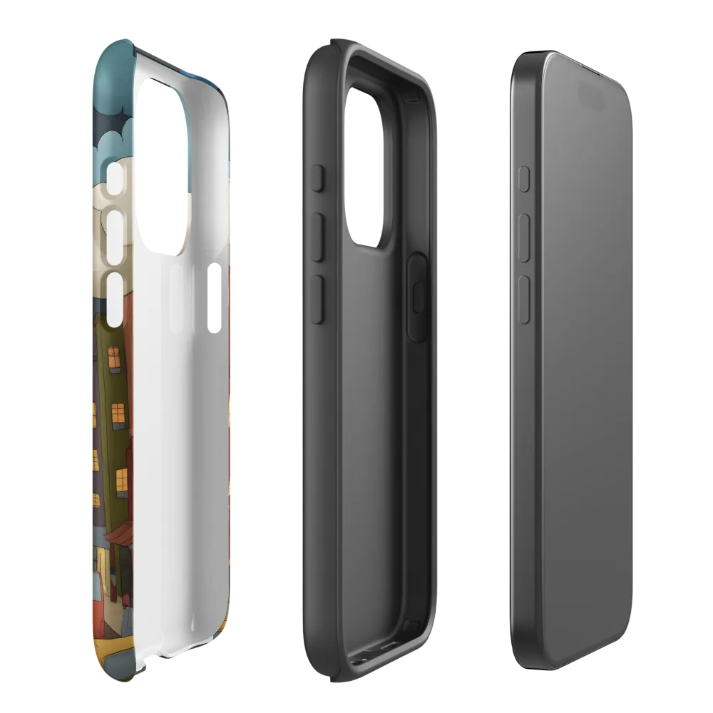 Urban Symphony: A City Awakens at Dusk | Phone Case |  15 Pro | Tough Case | Matte