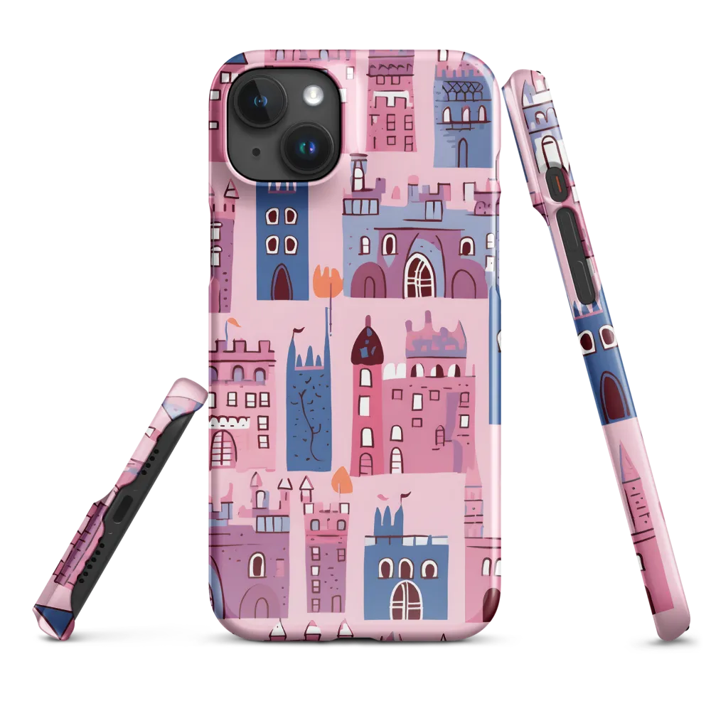Whimsical Castles: A Playful Tapestry | Phone Case |  15 Plus | Snap Case | Glossy