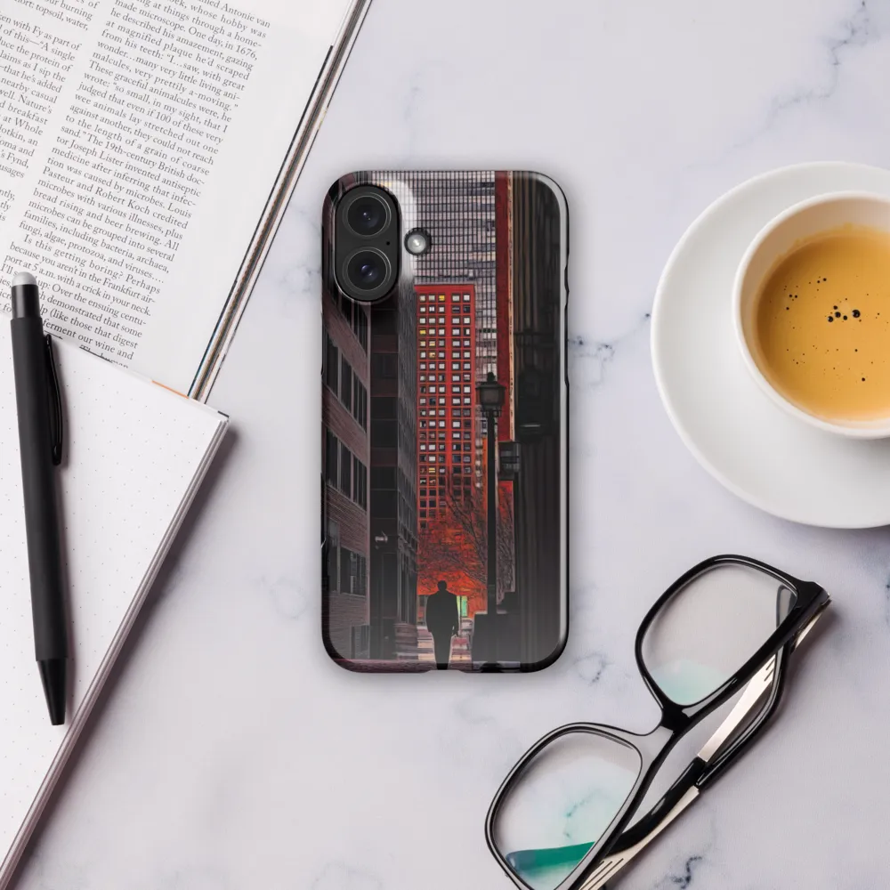 Solitude in the City | Phone Case |  16 Plus | Snap Case | Glossy