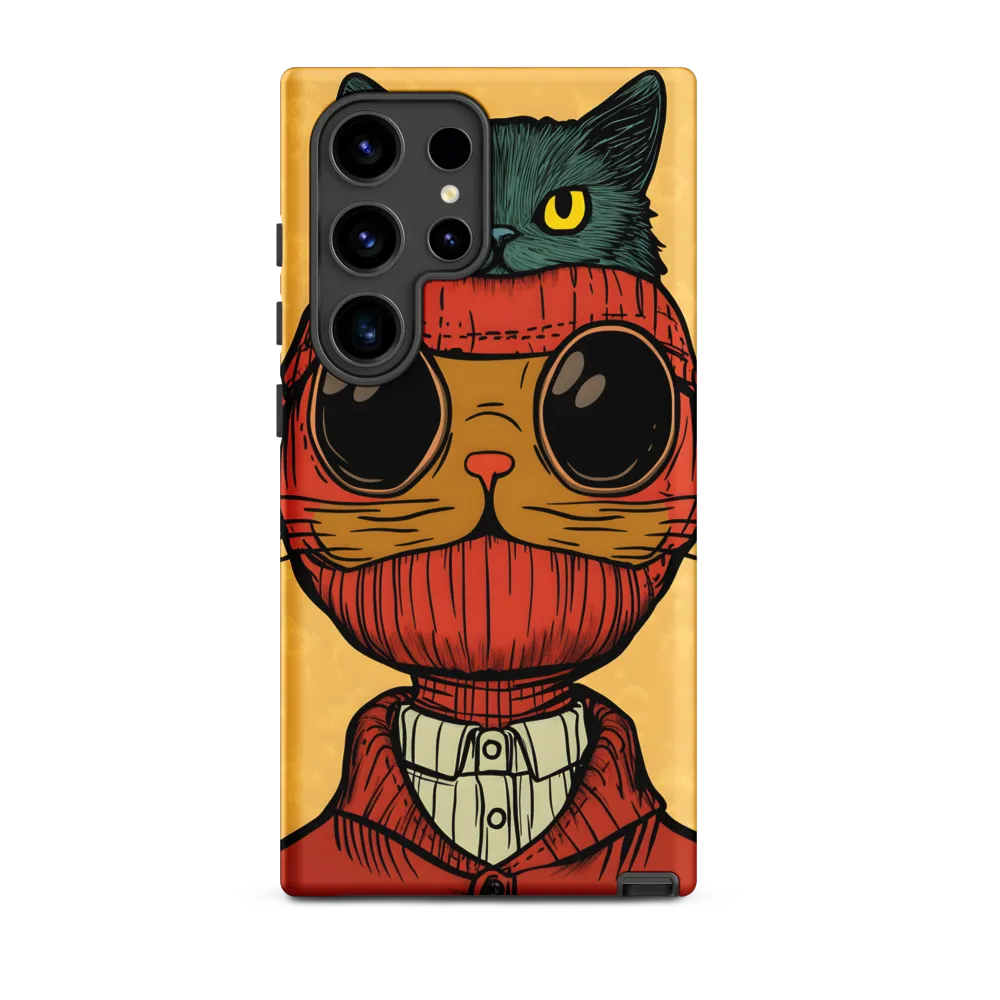 Whimsical Fusion: Cat and Human