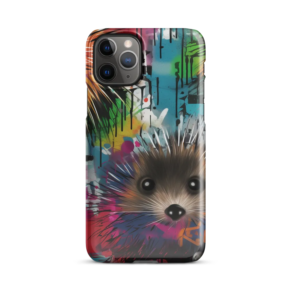 Whimsical Hedgehogs in a Kaleidoscopic Wonderland | Phone Case |  11 Pro | Snap Case | Glossy