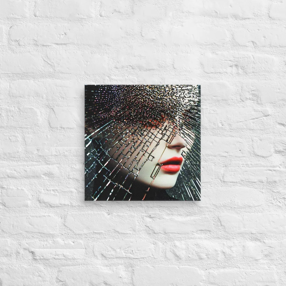 Fractured Identity | Canvas | 14″×14″