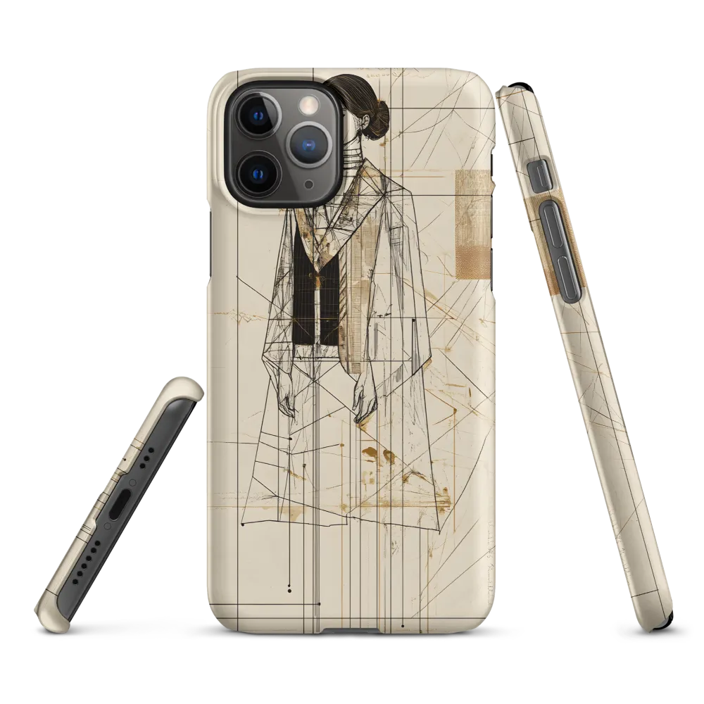 Elegance in Lines | Phone Case |  11 Pro | Snap Case | Matte