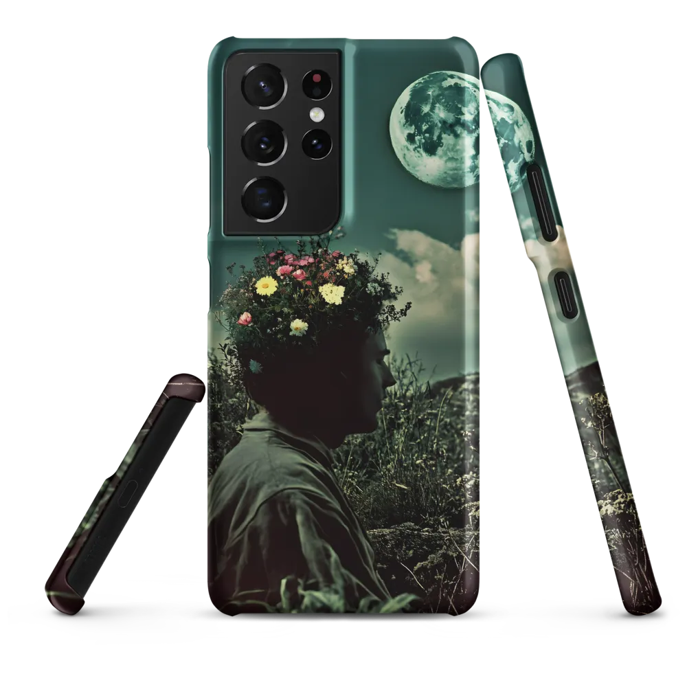 Moonlit Blossom | Phone Case |  S21 Ultra | Snap Case | Matte