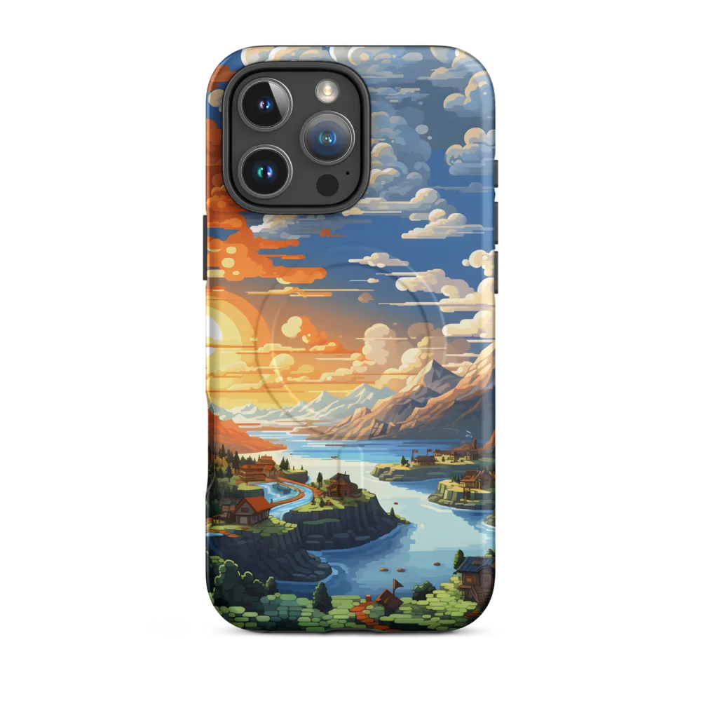 Tranquil Sunset Over Serene Landscape