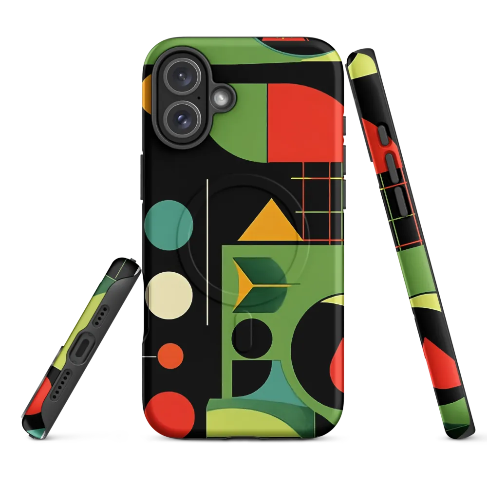 Geometric Harmony | Phone Case |  16 Plus | MagSafe® Tough Case | Matte