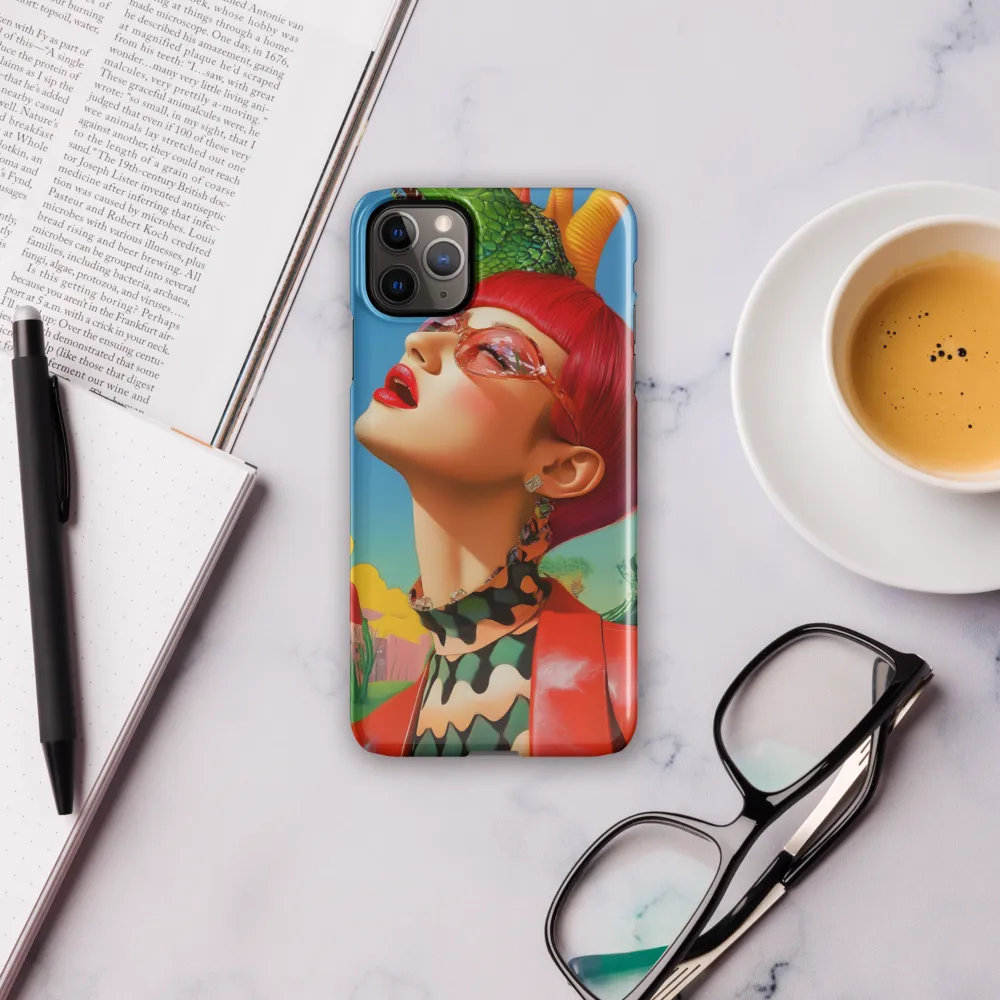 Whimsical Fantasy: A Surreal Portrait | Phone Case |  11 Pro Max | Snap Case | Glossy