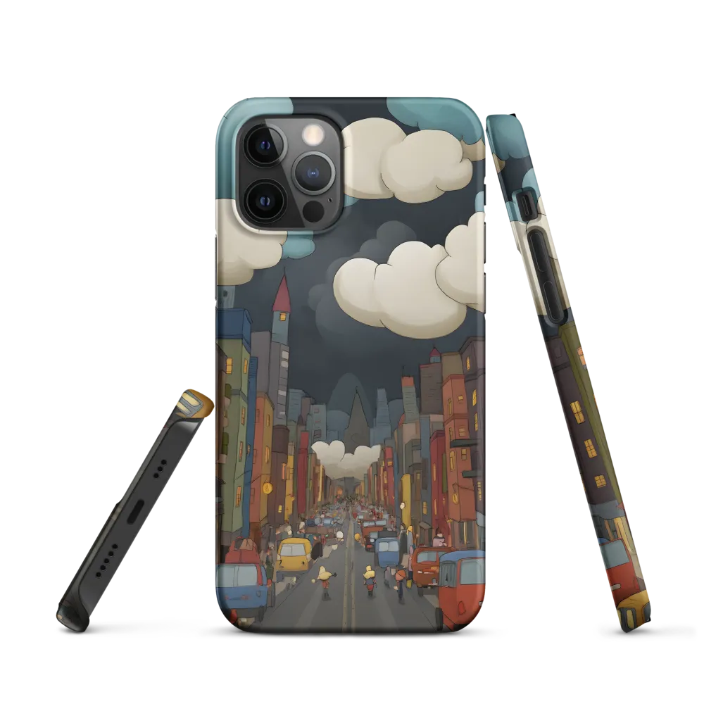 Urban Symphony: A City Awakens at Dusk | Phone Case |  12 Pro | Snap Case | Matte