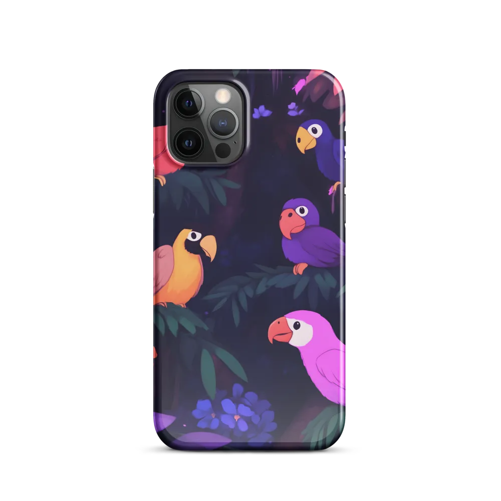 Tropical Parrot Playground | Phone Case |  12 Pro | Snap Case | Glossy