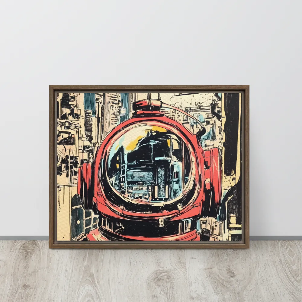 Reflections of Tomorrow | Canvas with Brown Frame | 16″×20″