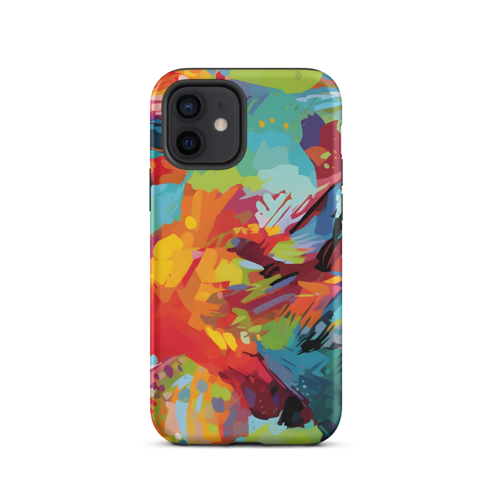 Colorful Lizard: An Abstract Adventure | Phone Case |  12 | Tough Case | Matte