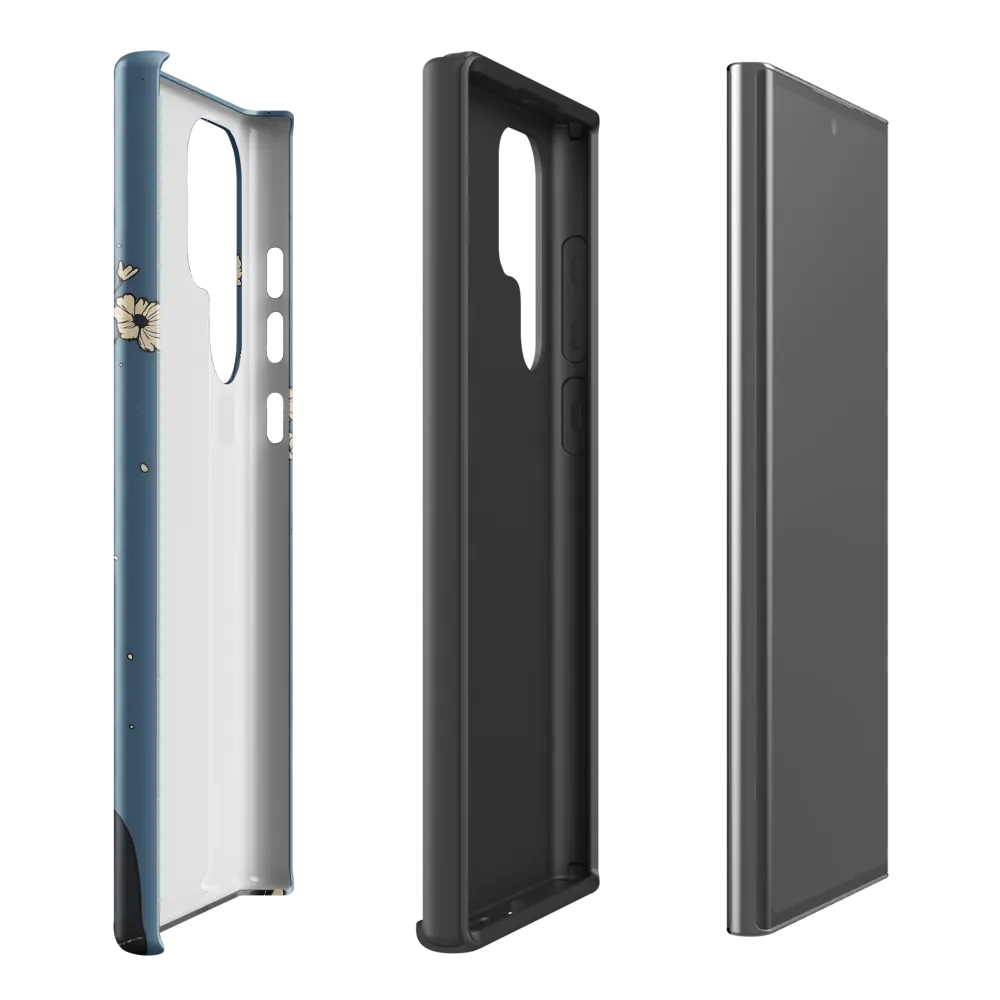Floral Serenity: A Portrait of Tranquility | Phone Case |  S22 Ultra | Tough Case | Glossy