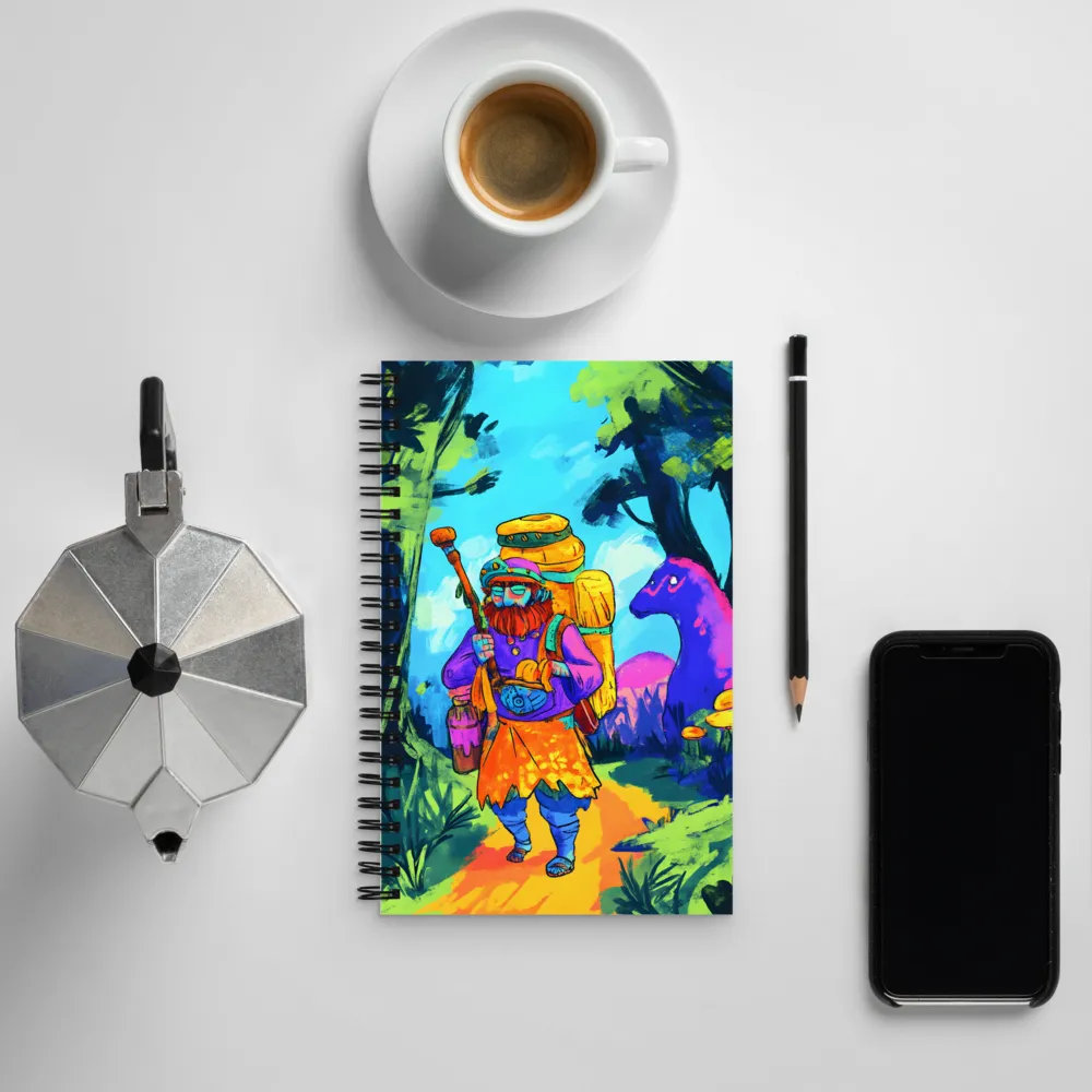 Journey Through a Whimsical Forest | Spiral Notebook