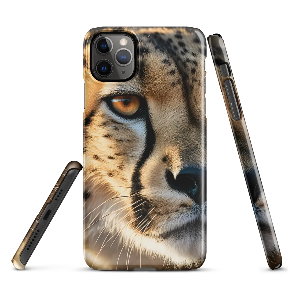 The Intense Gaze of the Cheetah | Phone Case |  11 Pro Max | Snap Case | Glossy