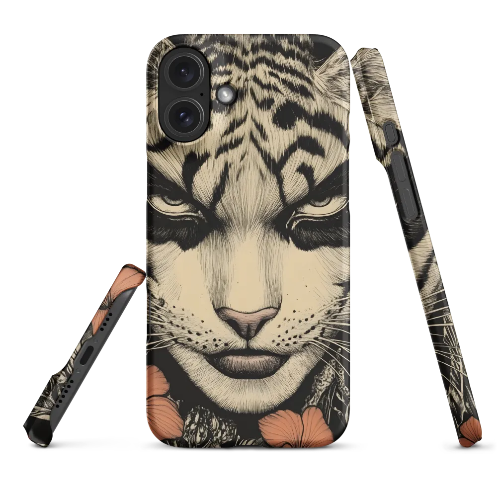 Feline Majesty: The Human-Leopard Connection | Phone Case |  16 Plus | Snap Case | Matte