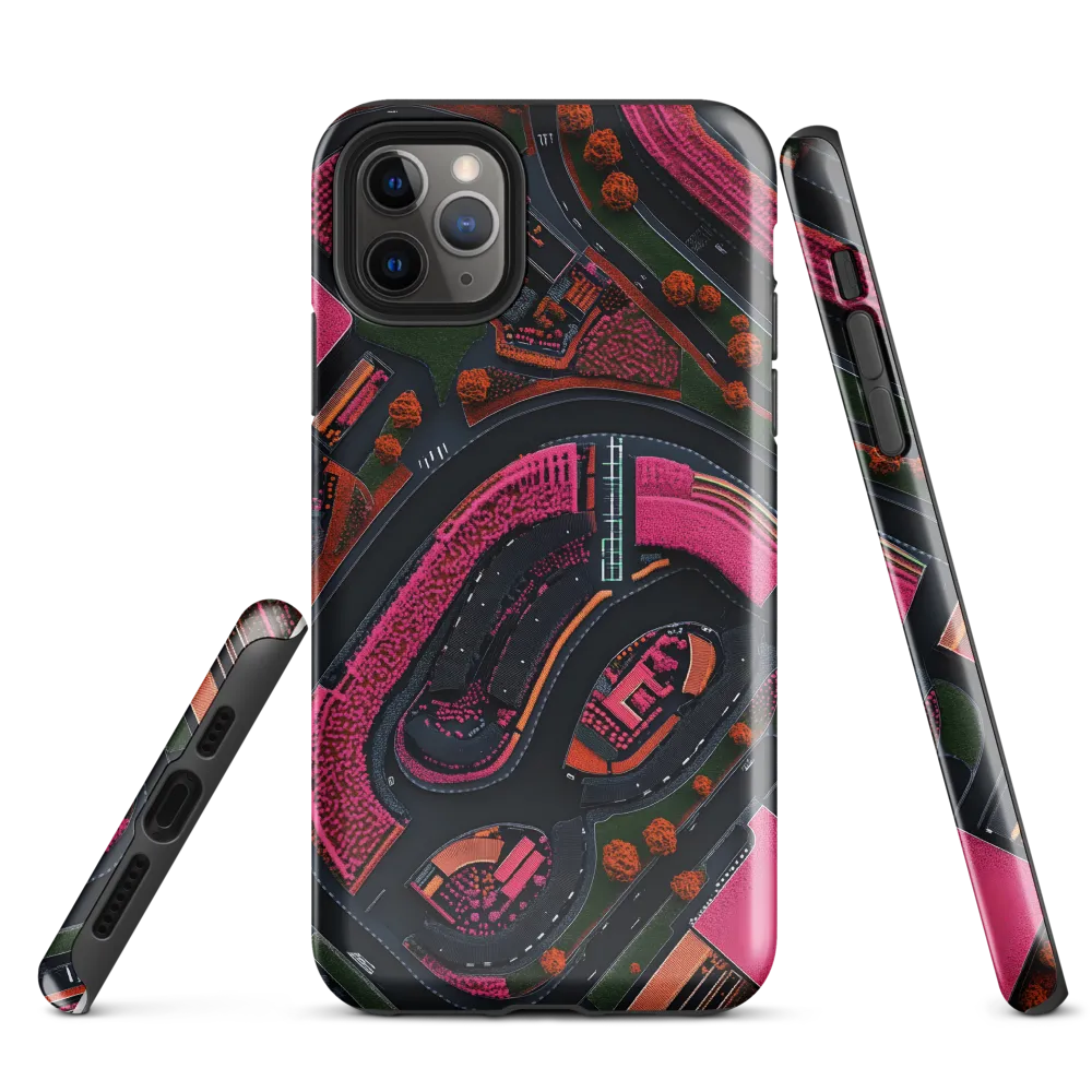 Urban Floral Symphony | Phone Case |  11 Pro Max | Tough Case | Glossy