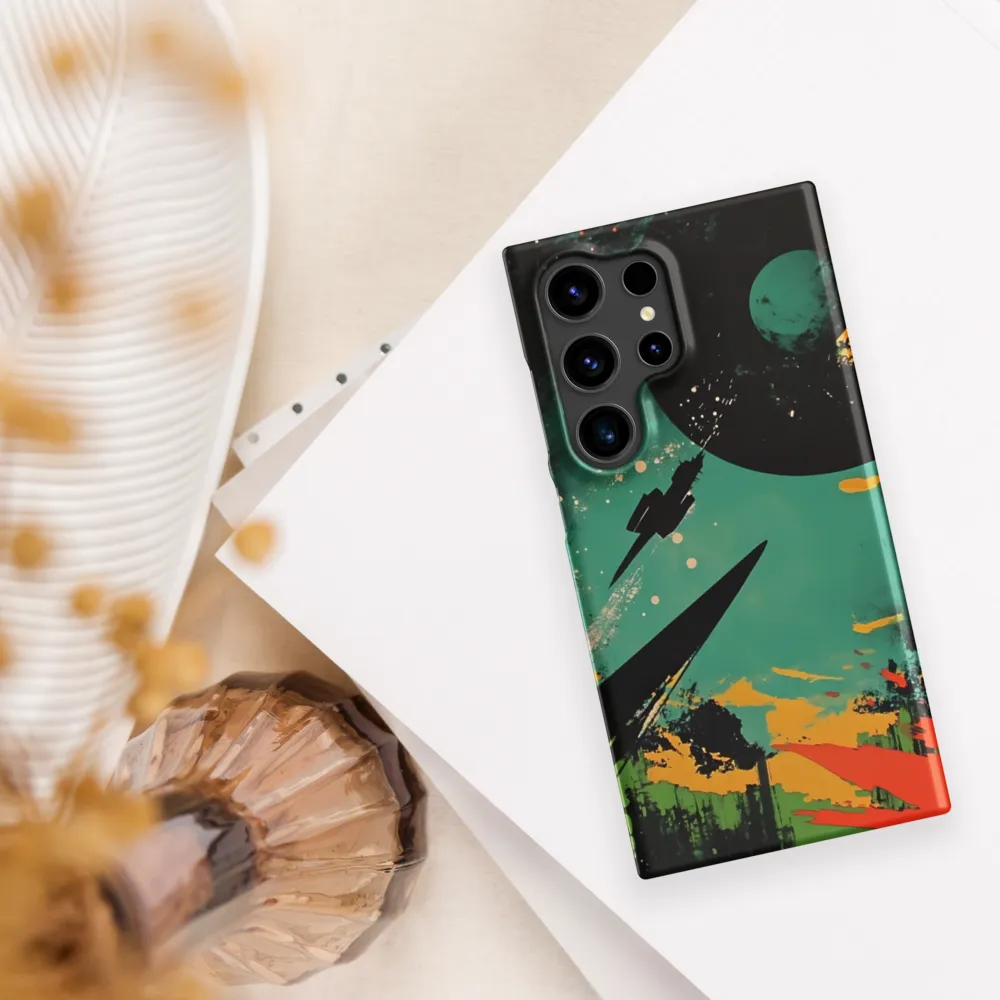 Journey Through the Cosmic Canvas | Phone Case |  S24 Ultra | Snap Case | Matte