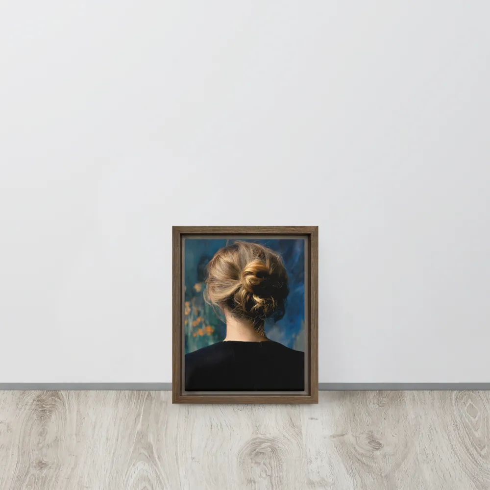 Whispers of Tranquility | Canvas with Brown Frame | 8″×10″