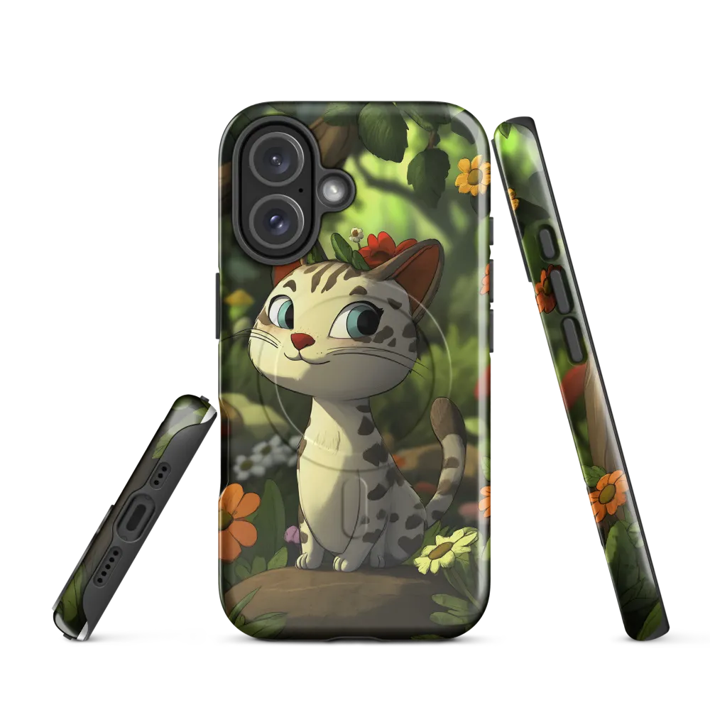 Whimsical Forest Cat
