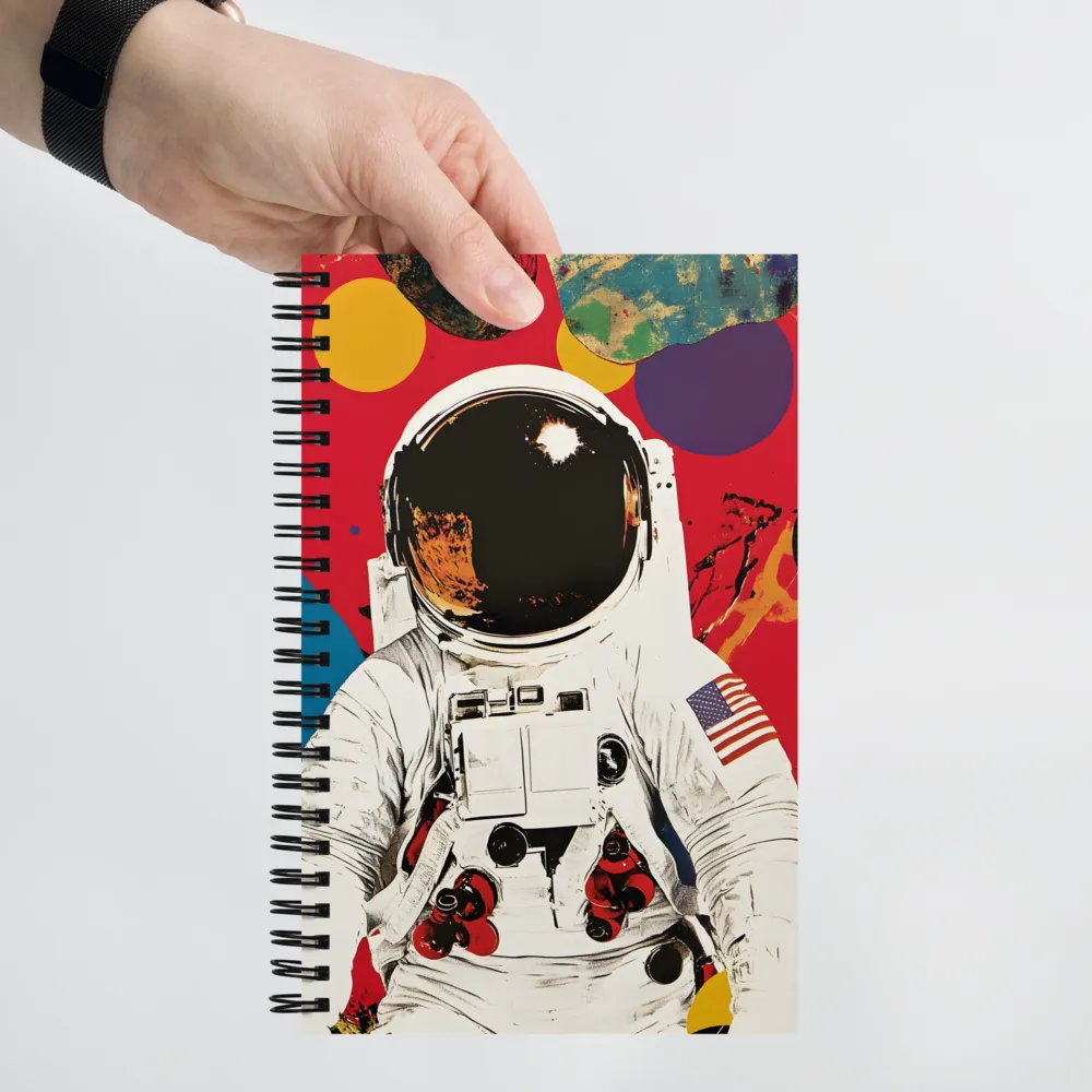 Cosmic Exploration: The Astronaut's Journey | Spiral Notebook