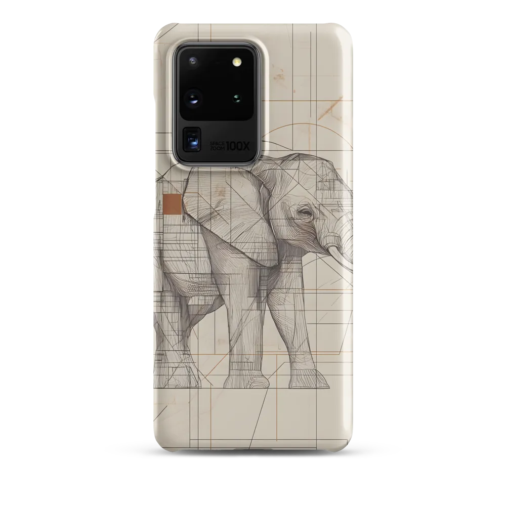 Geometric Elegance: The Steel Elephant