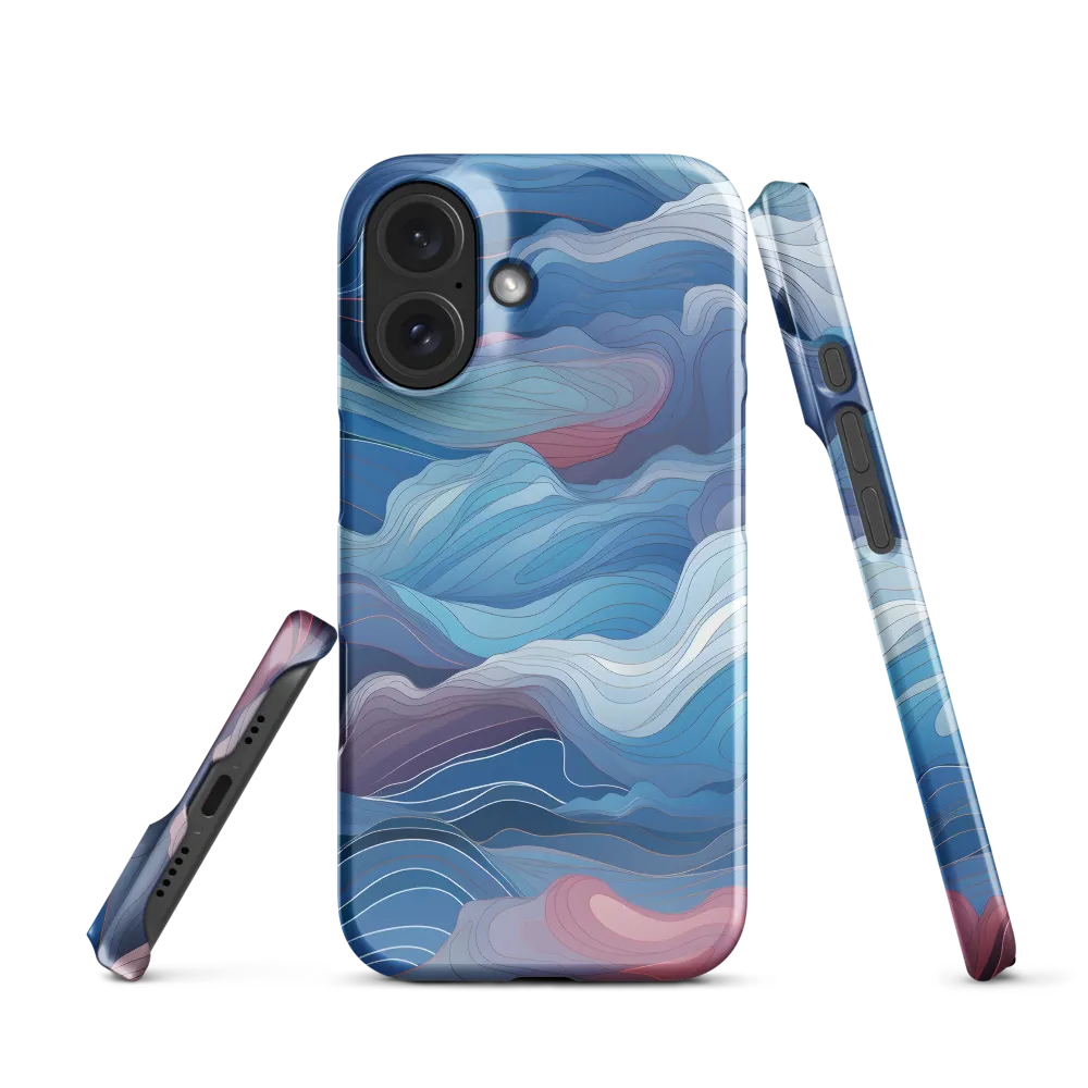 Harmonious Waves | Phone Case |  16 | Snap Case | Glossy