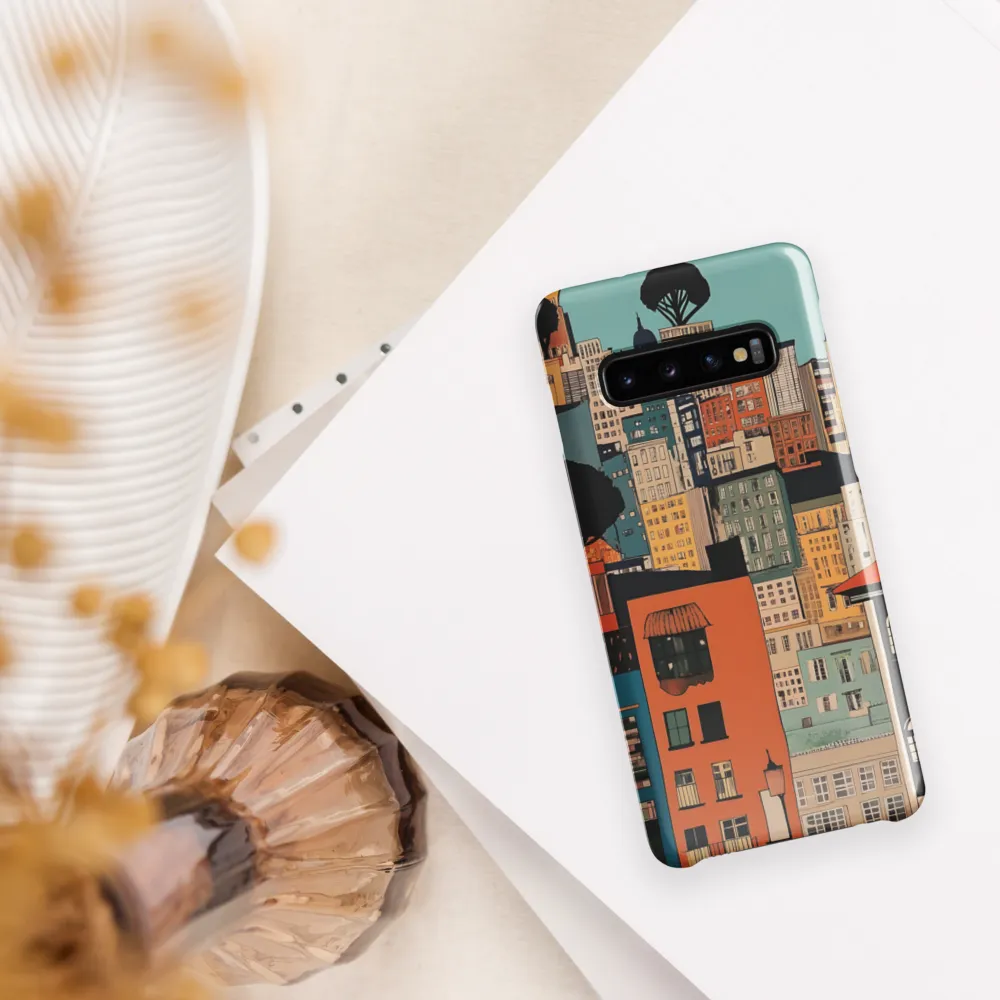 Urban Fusion: A Colorful Cityscape