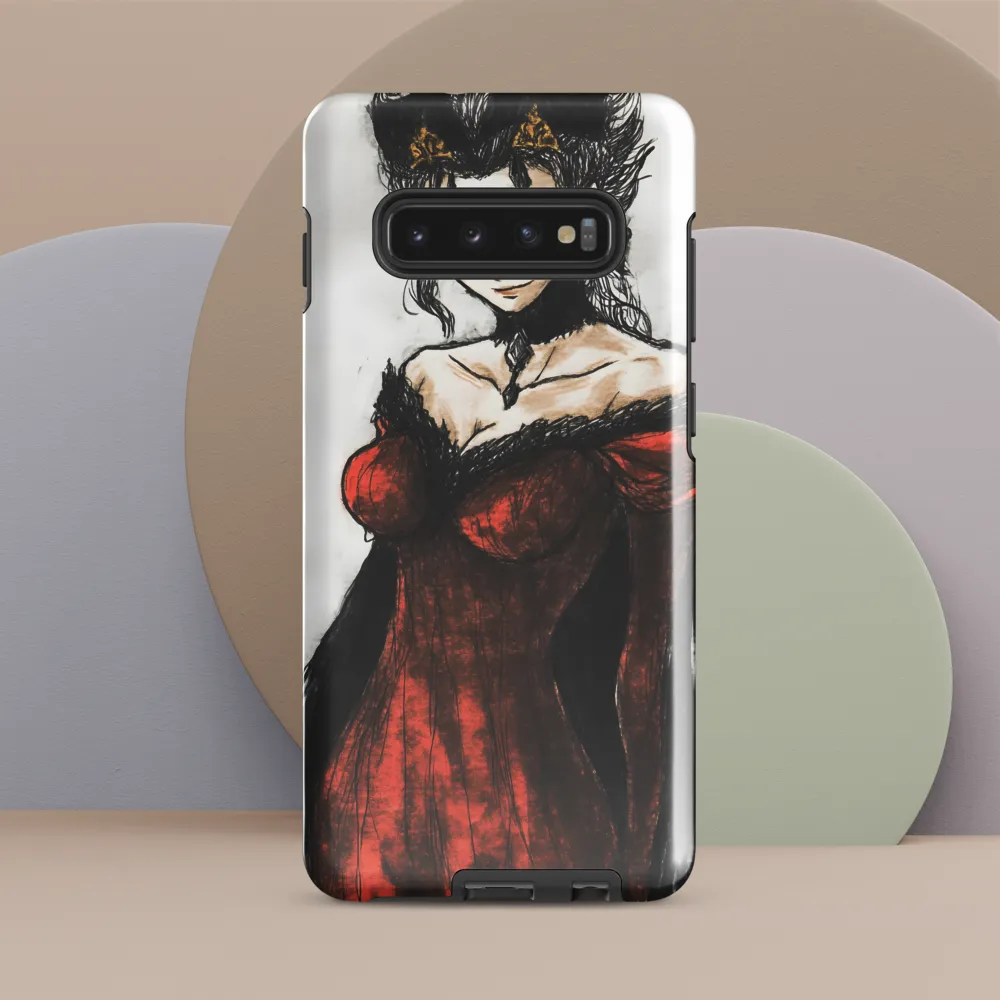 Mysterious Elegance | Phone Case |  S10 Plus | Tough Case | Glossy