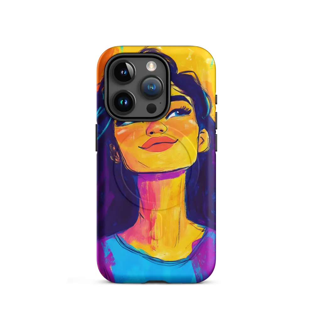 Radiant Joy: A Portrait of Confidence | Phone Case |  15 Pro | MagSafe® Tough Case | Matte