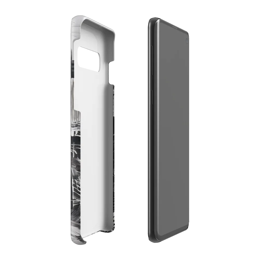 Urban Rhythm in Black and White | Phone Case |  S10 Plus | Snap Case | Matte
