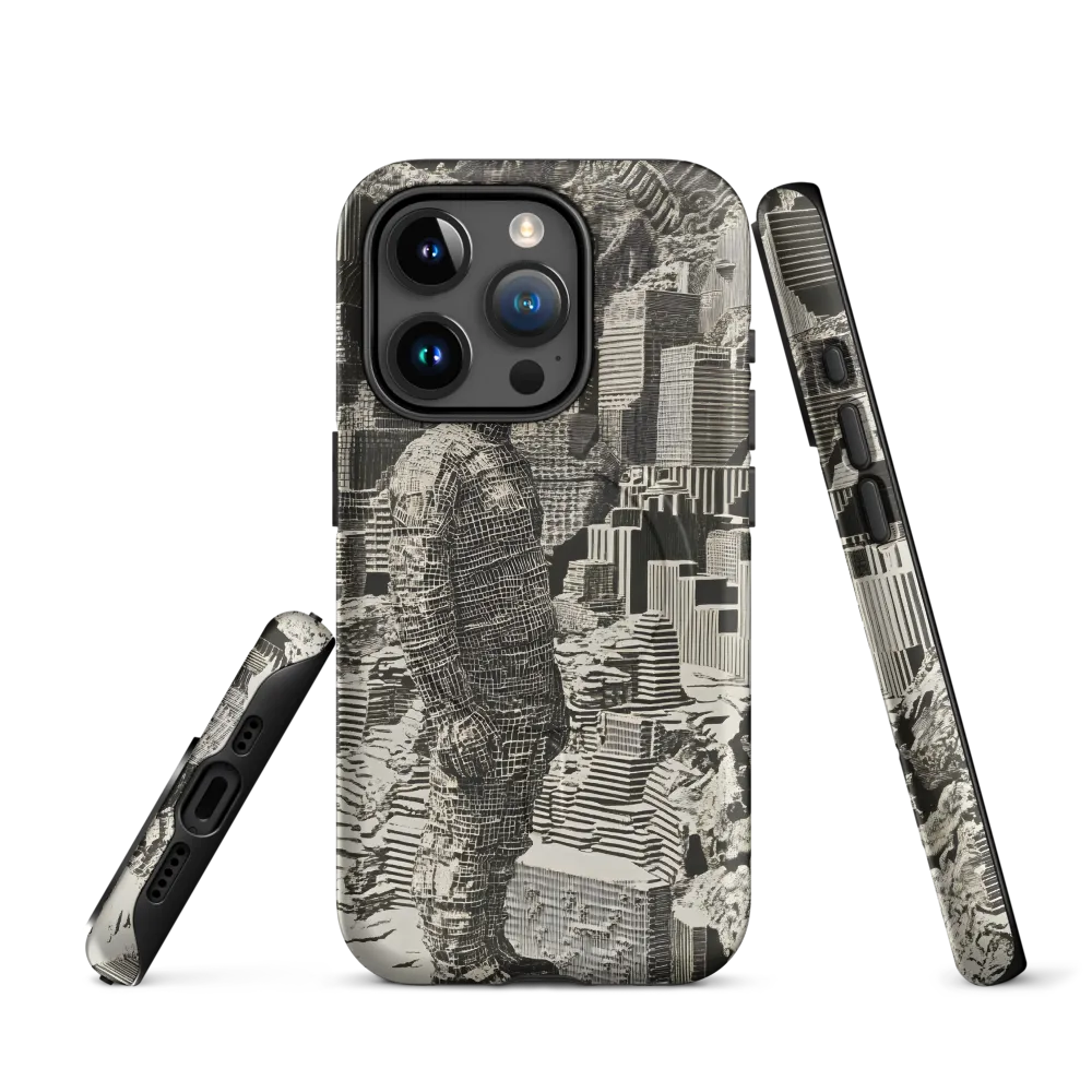 Contemplation in an Abstract Landscape | Phone Case |  15 Pro | MagSafe® Tough Case | Matte