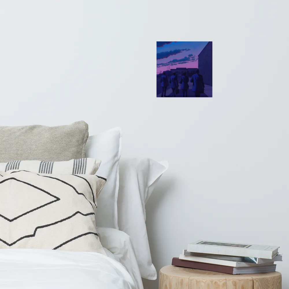 The Twilight Stroll | Poster | 10″×10″