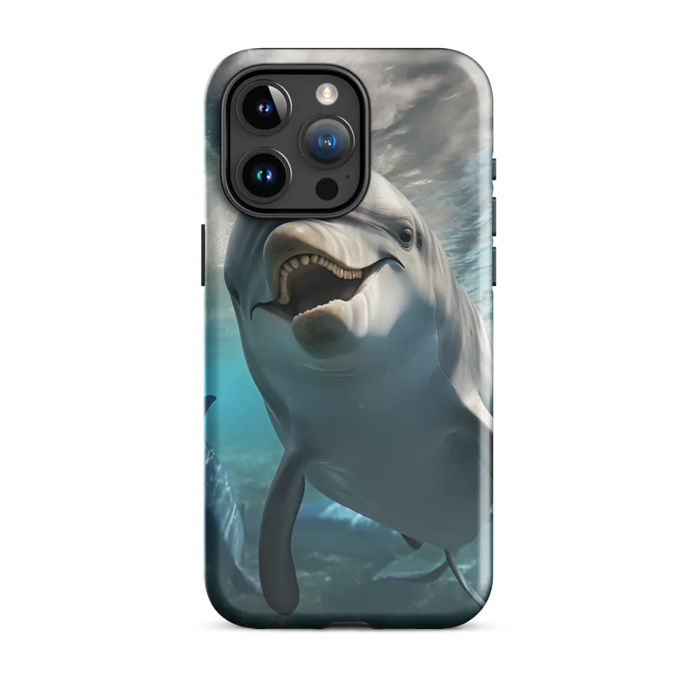 Beneath the Waves: A Dolphin's Dance
