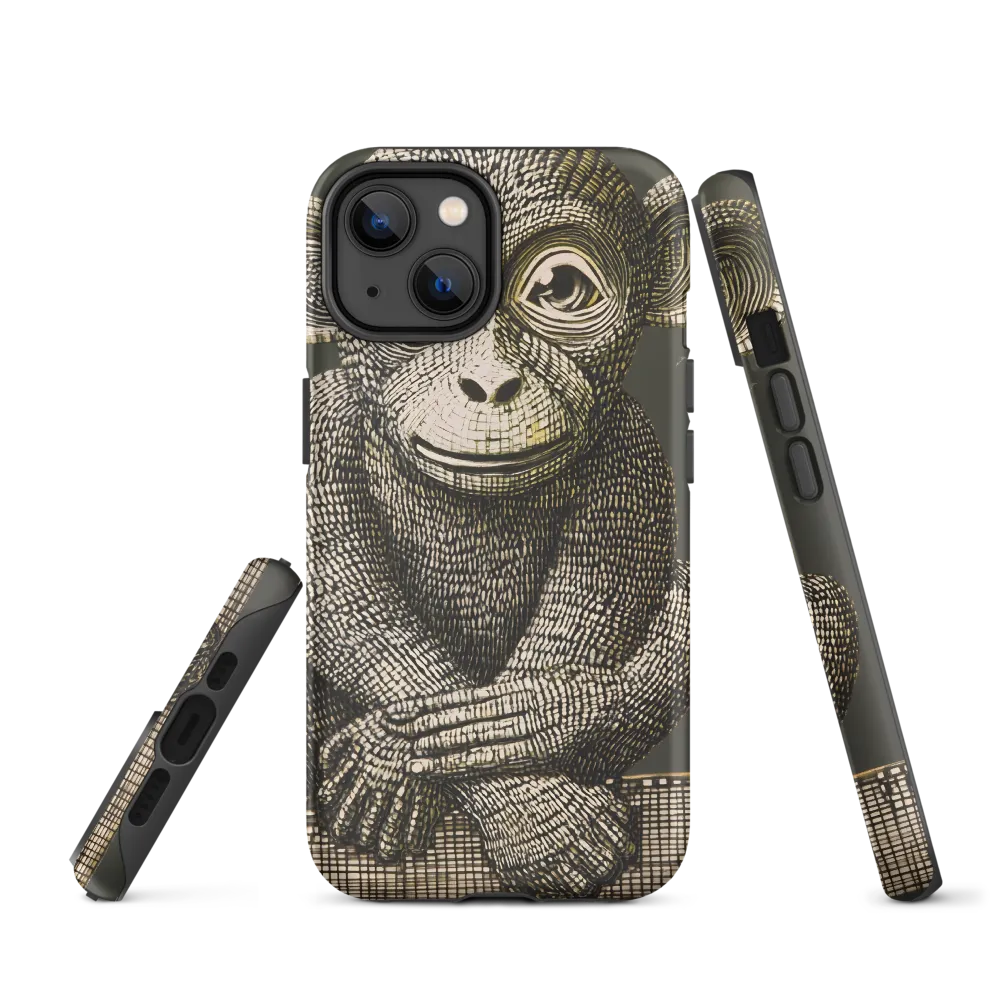 Intricate Primate Portrait